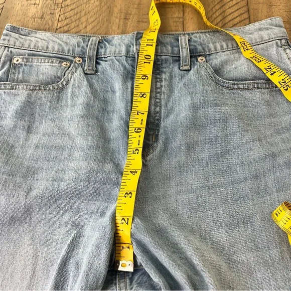 J CREW high rise classic vintage straight leg jeans in light wash size 29 - Picture 6 of 7